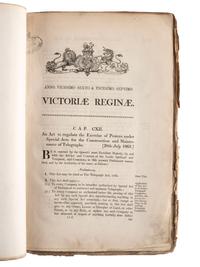 [SCIENCE & TECHNOLOGY]. A group of 2 telegraphy-related items, comprising: