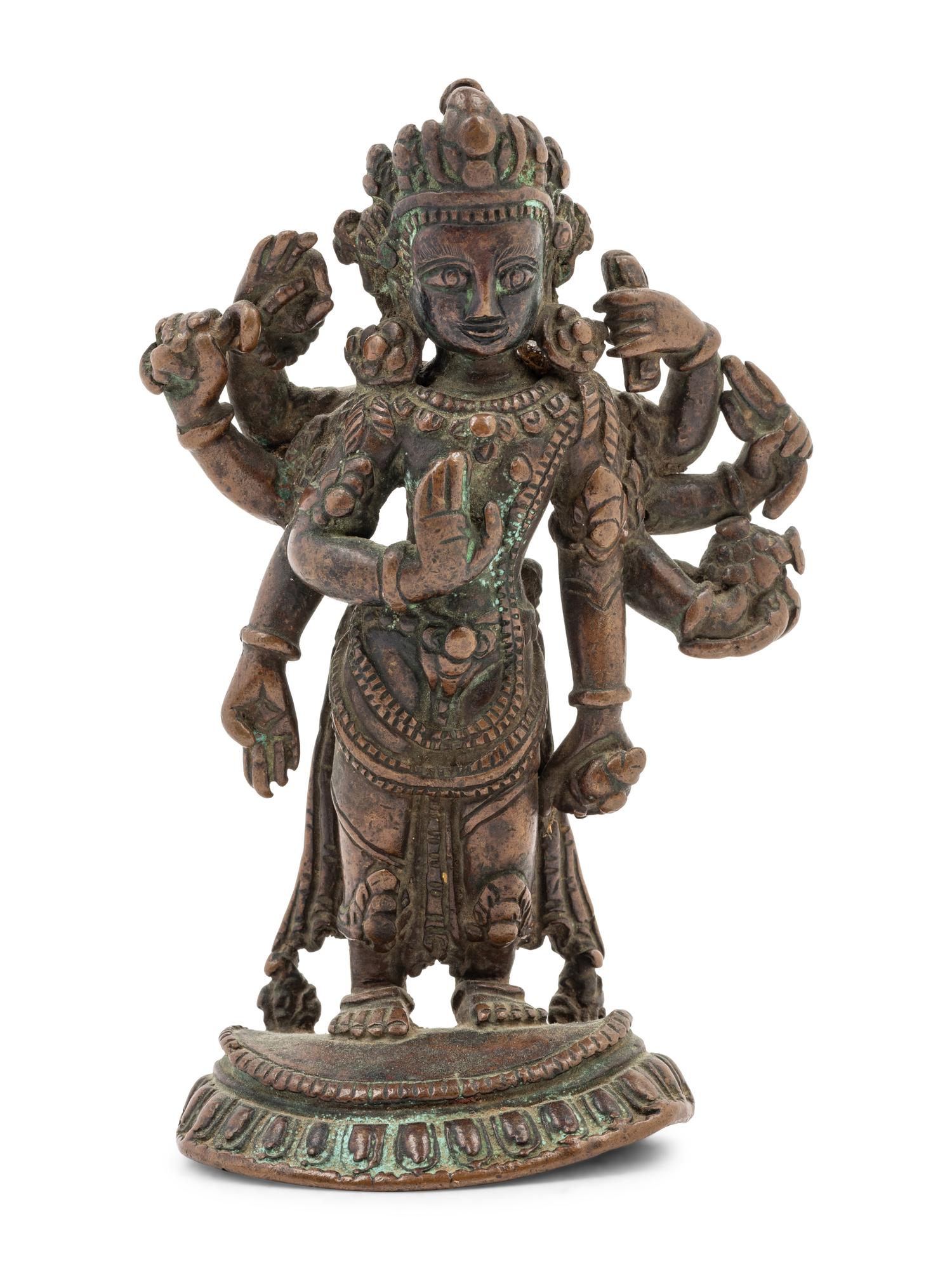 Two Indian Bronze Figures of Shiva