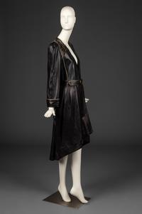 Claude Montana Embroidered Leather Coat, Fall/Winter 1984