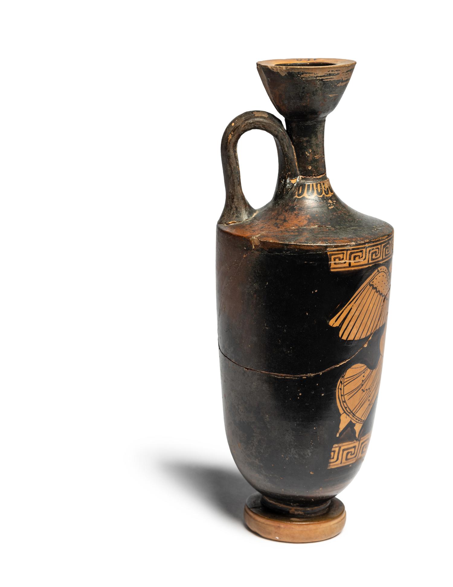 An Attic Red-Figured Lekythos with Nike Above an Alter