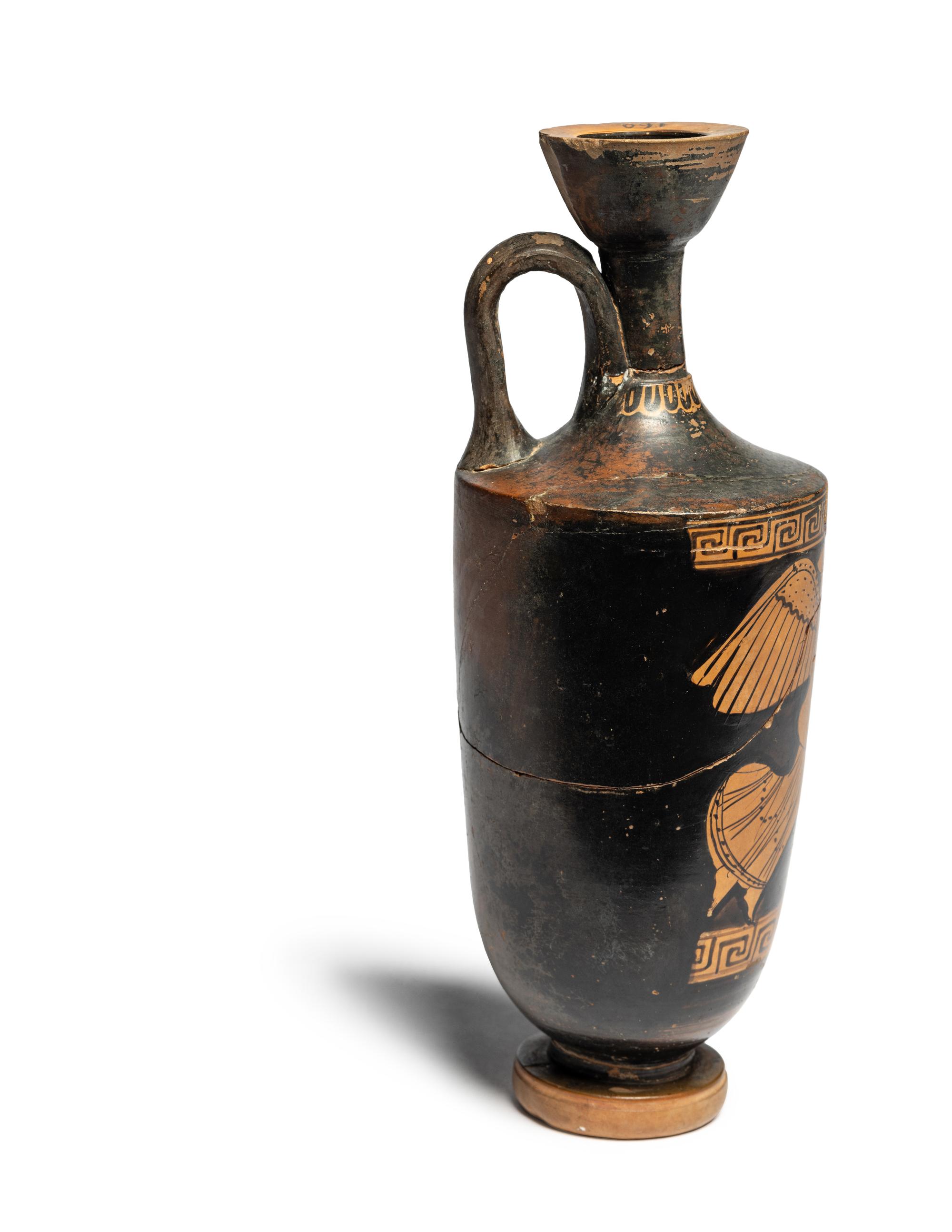 An Attic Red-Figured Lekythos with Nike Above an Alter