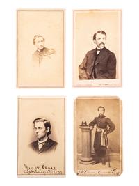 [CIVIL WAR]. A group of 26 CDVs, including portraits featuring soldiers from the 7th Ohio Volunteer Infantry Regiment.