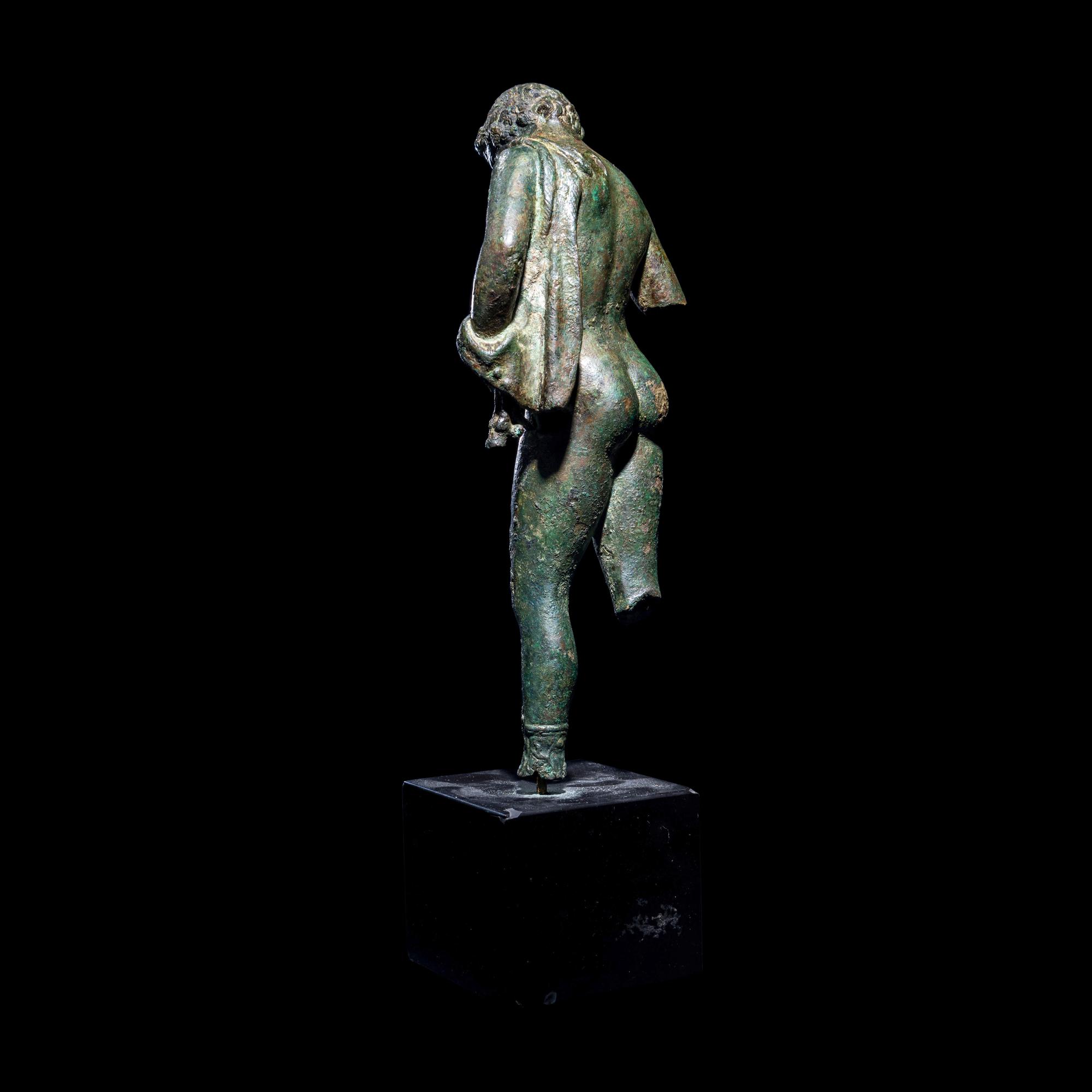 A Roman Bronze Narcissus or Dionysus