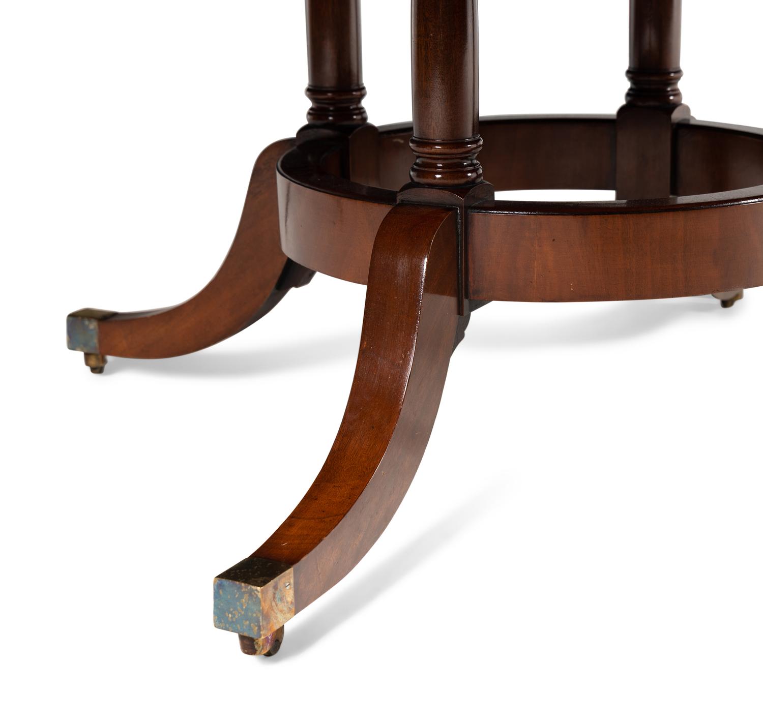 A George III Style Circular Extension Dining Table