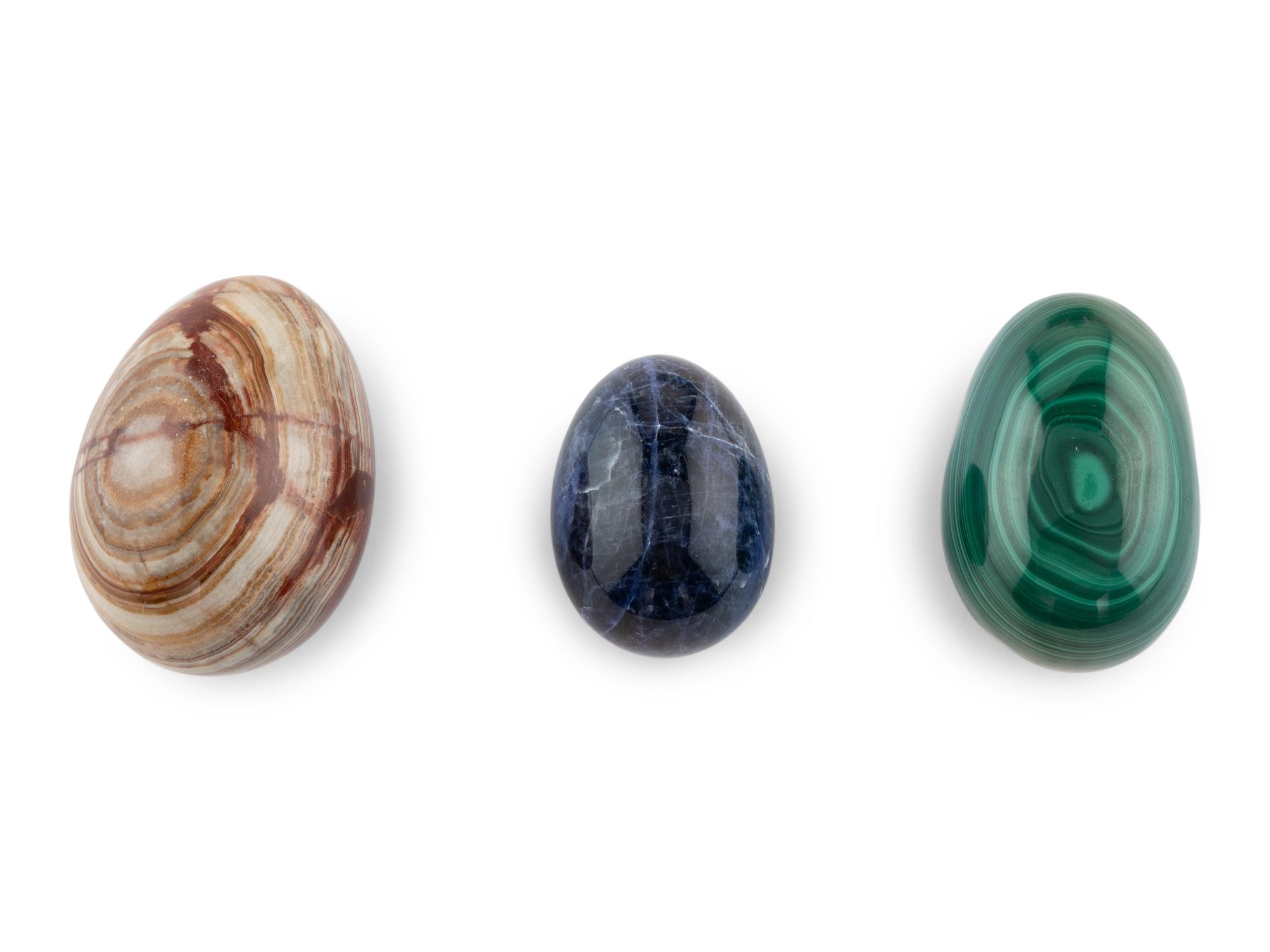 A Group of Hardstone Eggs