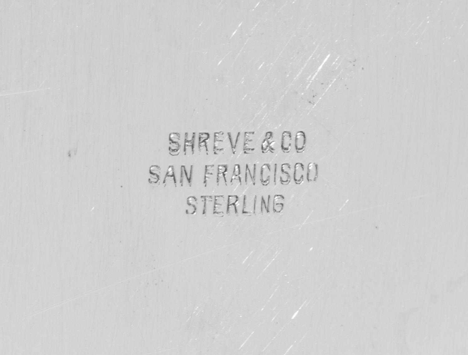 Three Shreve & Co. Silver Table Articles