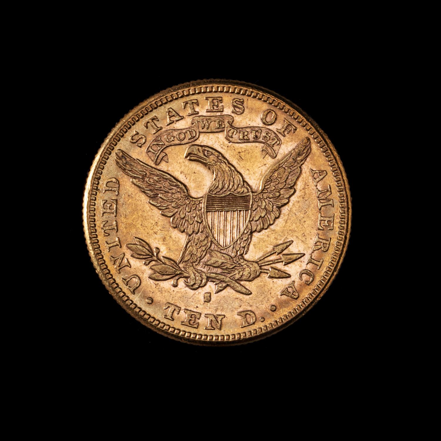 A United States 1888-S Liberty Head $10 Gold Coin