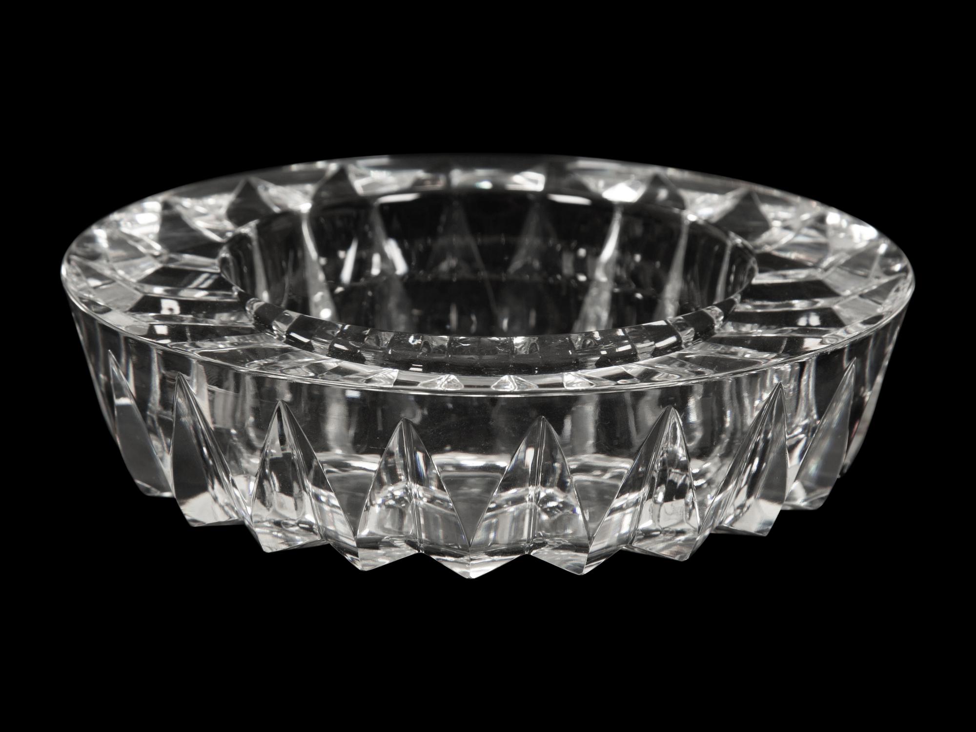 Two Orrefors Glass Dishes