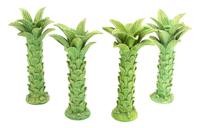 A Group of Four Madelaine Ryan Ceramic Palm Tree Candlesticks Height 12 inches. — 20TH CENTURY