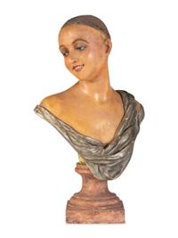 A Pierre Imans Wax Mannequin Bust