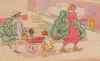 Artist Unknown, (American, 20th century), The Red Wagon