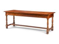 A French Provincial Walnut Farm Table