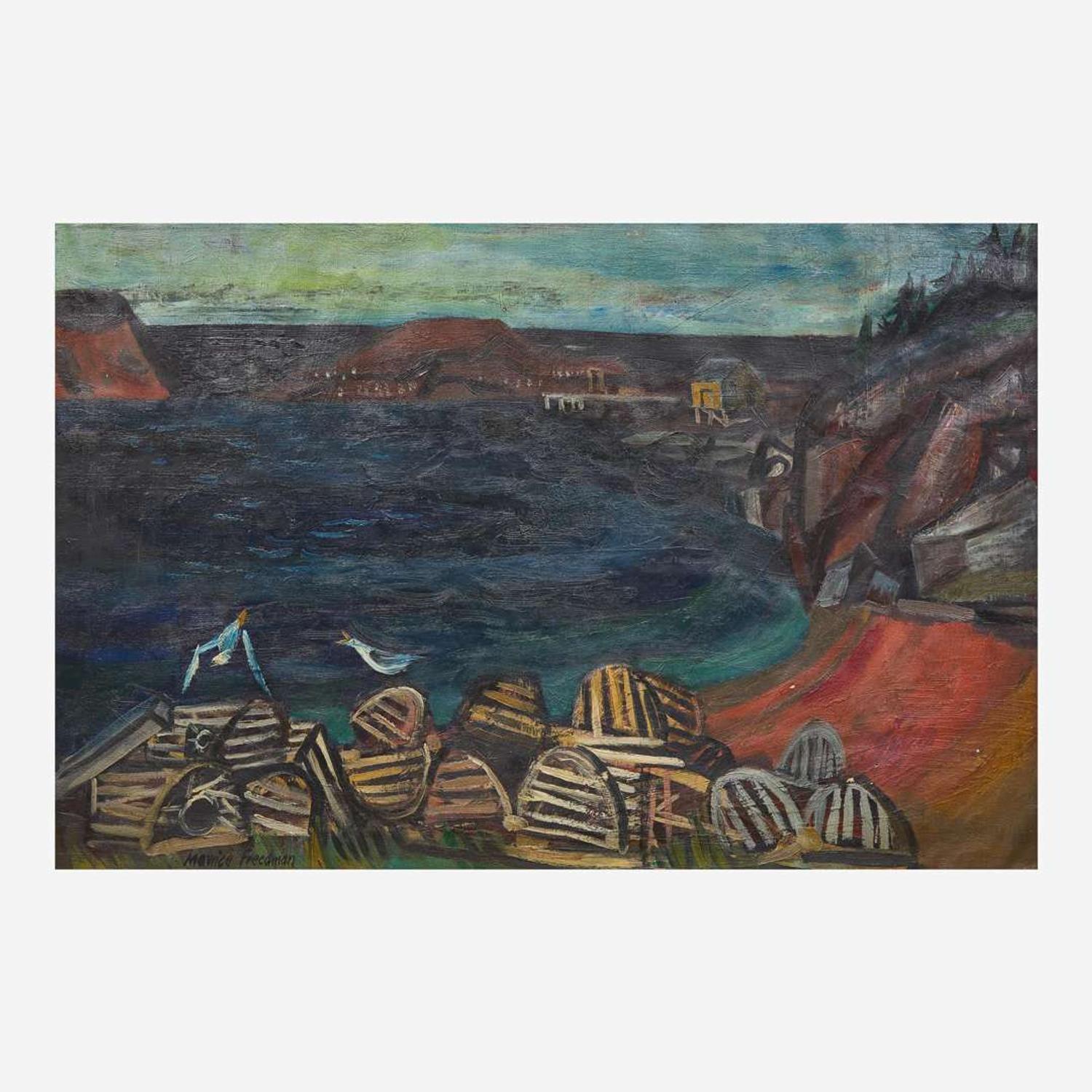 Maurice Freedman (American, 1904-1984) Monhegan Traps