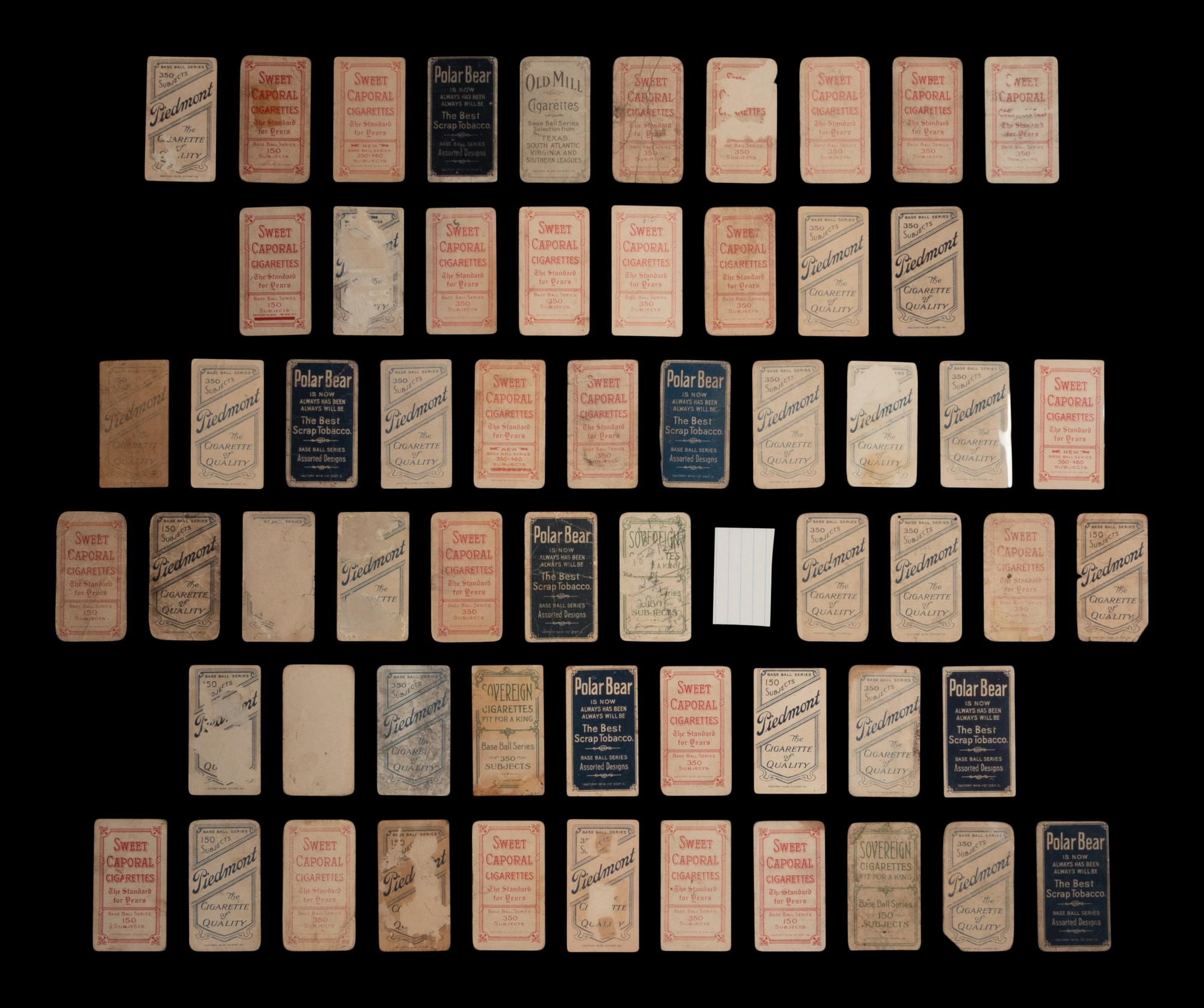 A Collection of Over 350 Assorted T206 Tobacco Baseball Cards