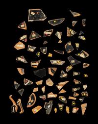 66 Attic Red-Figured Vase Fragments