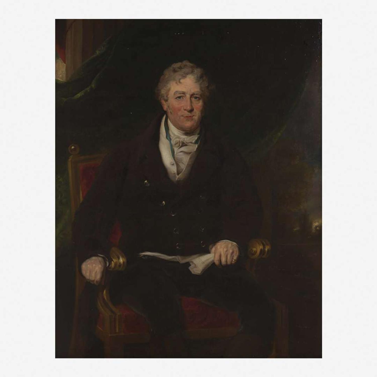After Thomas Lawrence (British, 1769–1830) Portrait of Robert Peel Seated, Half-Length