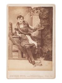 [EARLY PHOTOGRAPHY]. Albumen photographs of performers incl. a snake charmer and Blind Musicians.