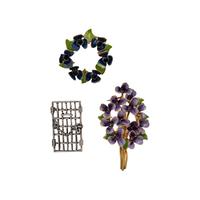 COLLECTION OF SUFFRAGETTE THEMED JEWELRY
