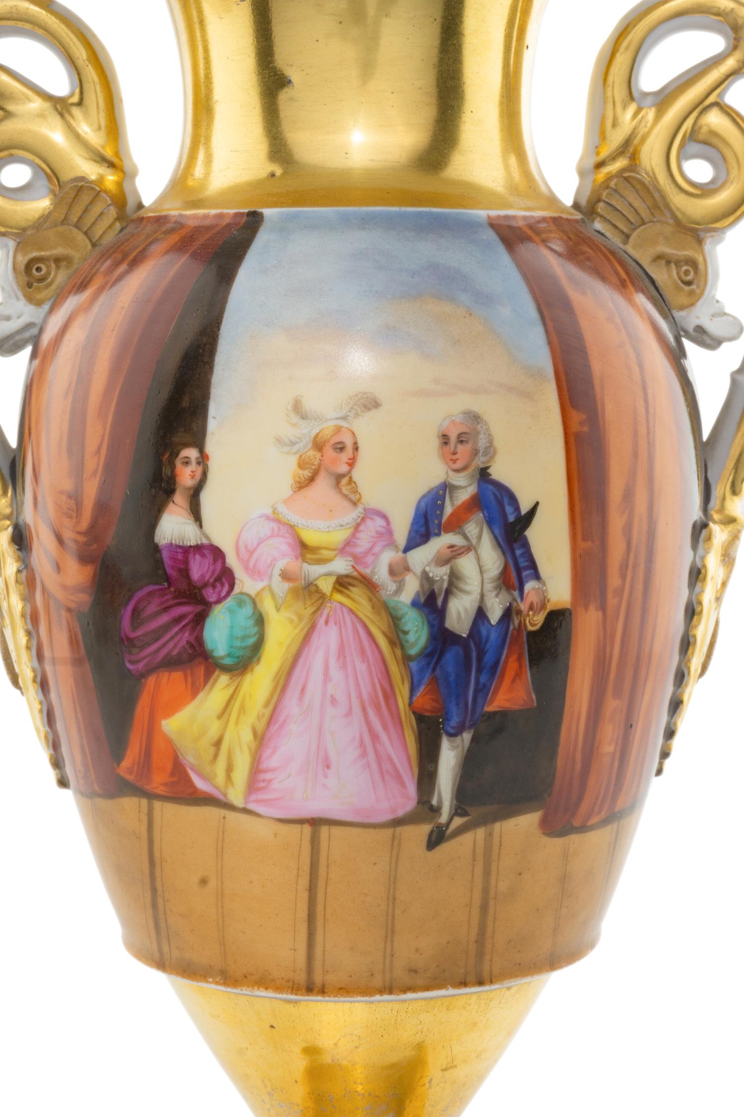 Four Paris Porcelain Articles