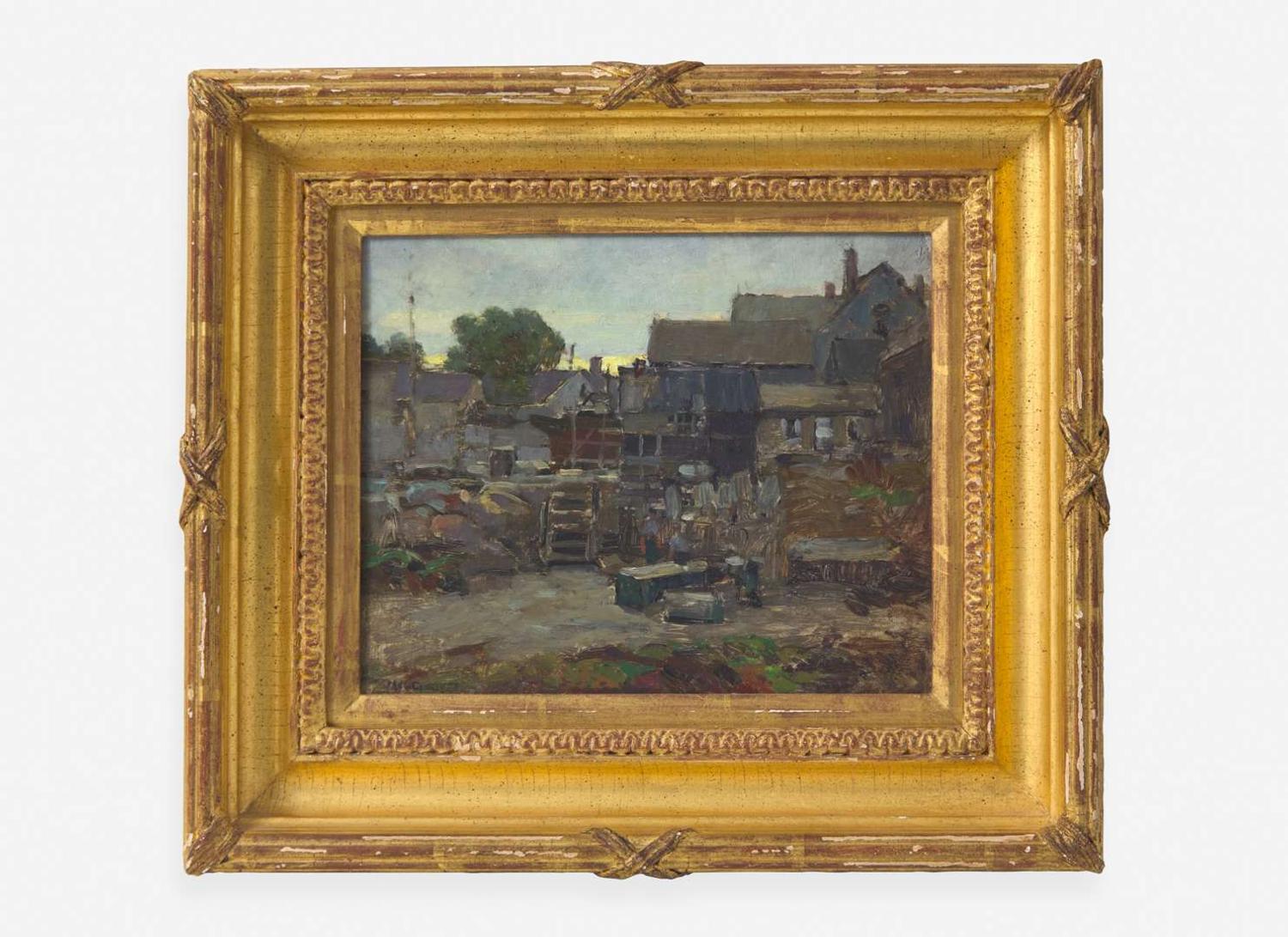 Paul Cornoyer (American, 1864-1923) - Bearskin Neck, Rockport