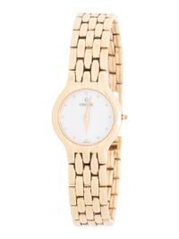 CONCORD, 14K YELLOW GOLD AND MOTHER-OF-PEARL WRISTWATCH