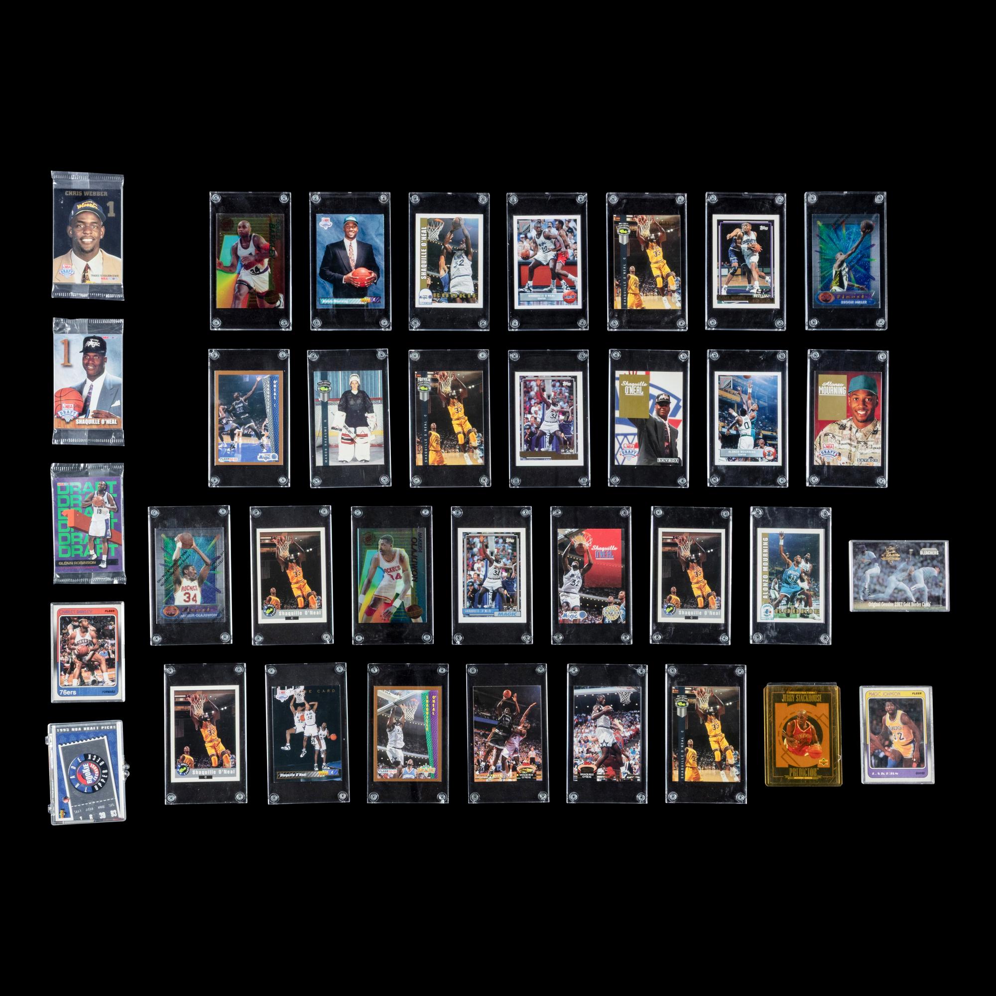 A Large Collection of 1990s NBA Hall of Fame Basketball Cards