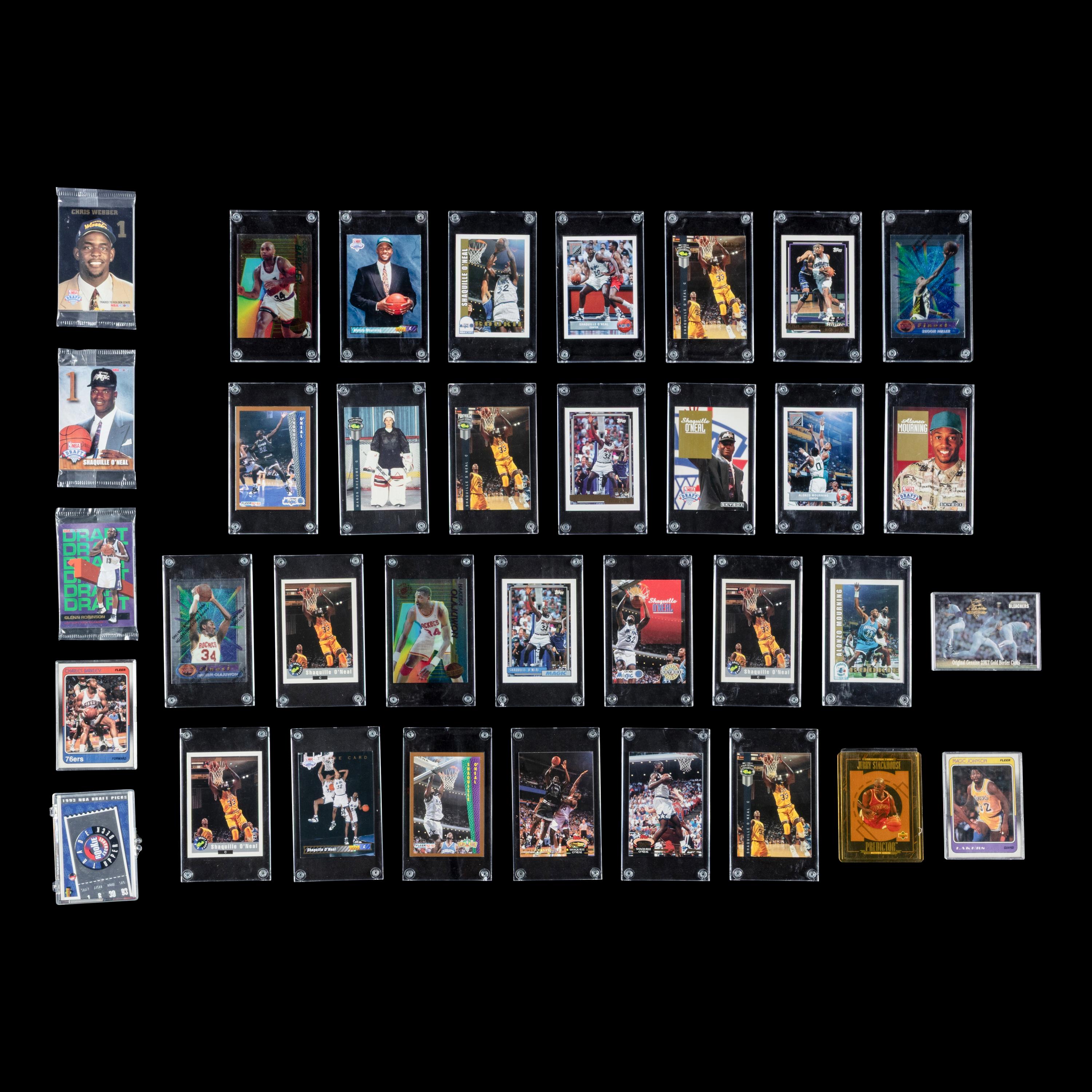 A Large Collection of 1990s NBA Hall of Fame Basketball Cards