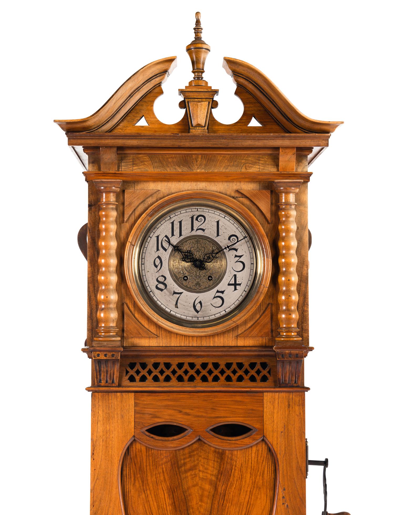 A Rare Libellion Book Playing Music Box with Clock