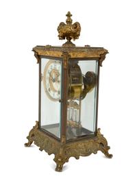 A French Gilt Bronze Mantel Clock