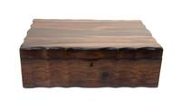 An Anglo-Ceylonese Ivory and Tortoise Shell Inlaid Rosewood Sewing Box Height 5 1/4 x width 15 3/4 x depth 10 3/4 inches. — CIRCA 1830