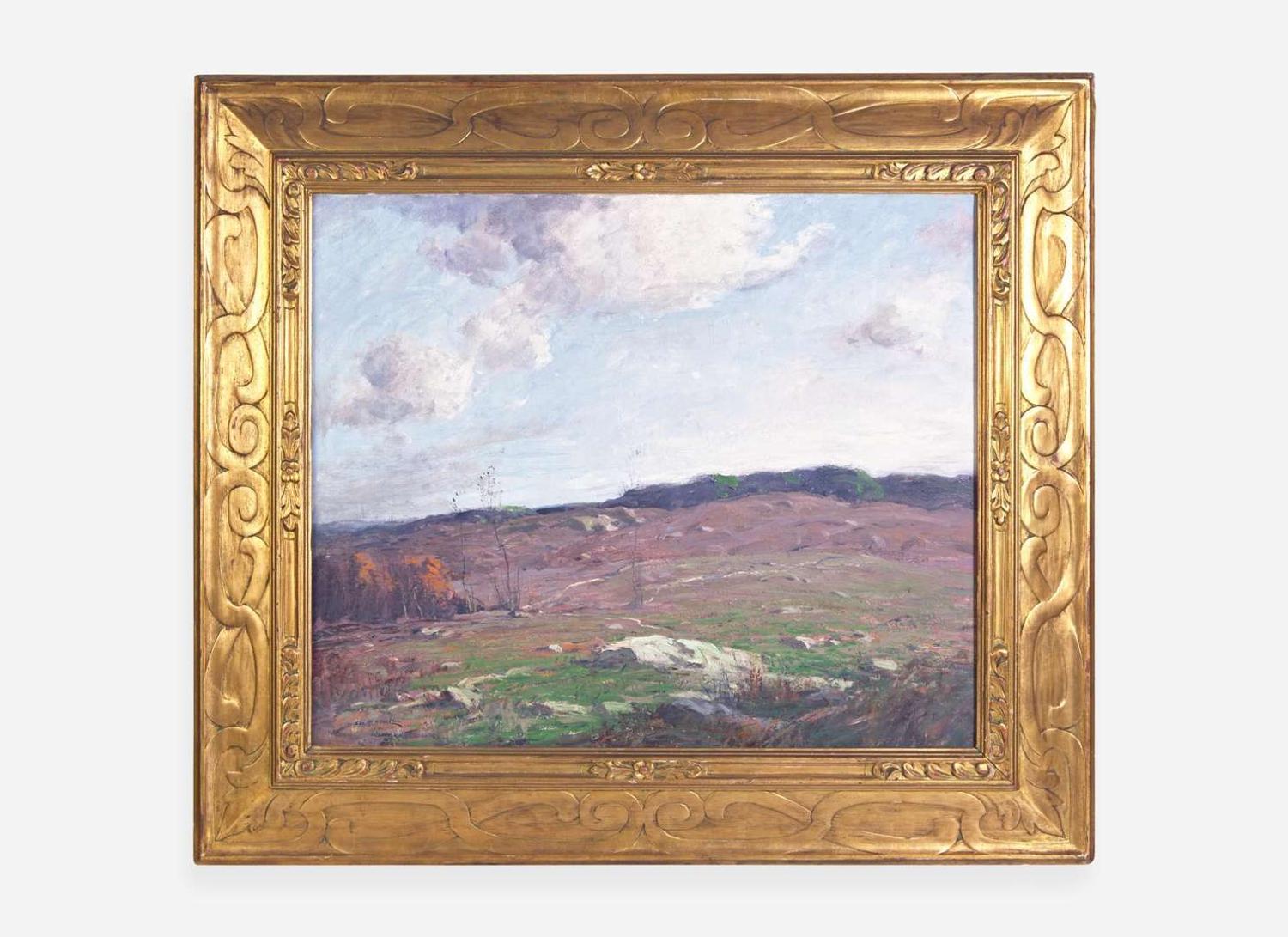 George Matthew Bruestle (American, 1872-1939) - Brown Hillside