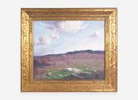 George Matthew Bruestle (American, 1872-1939) - Brown Hillside
