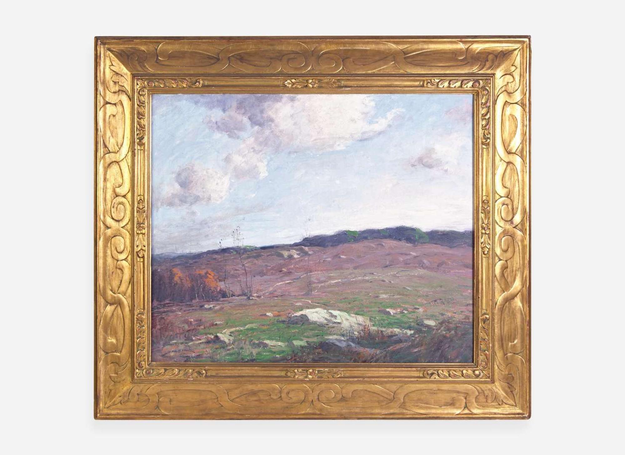 George Matthew Bruestle (American, 1872-1939) - Brown Hillside