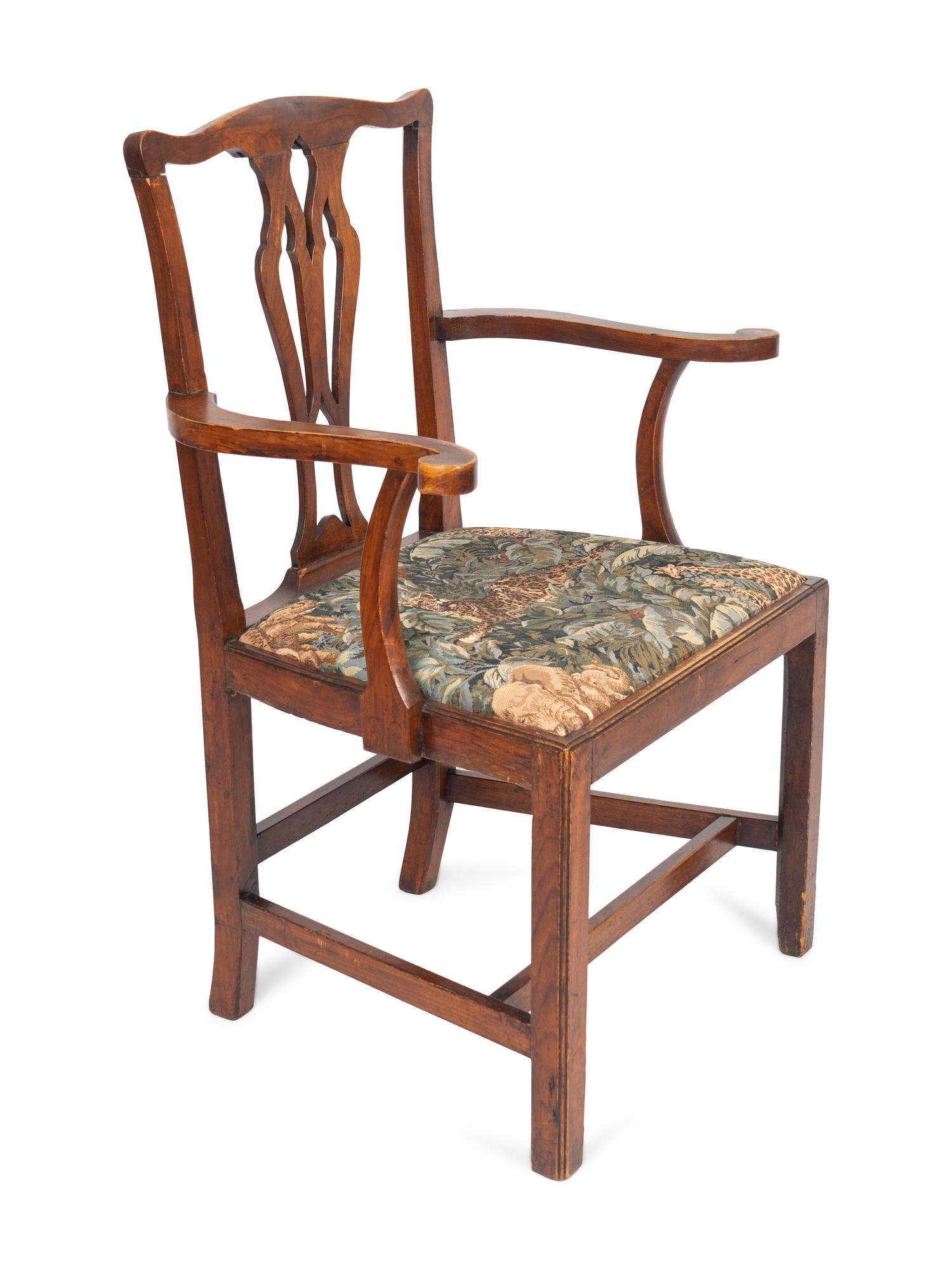 A George III Mahogany Armchair — CITCA 1770