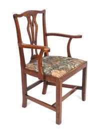 A George III Mahogany Armchair — CITCA 1770
