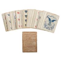 Union Playing Cards . New York: American Card Co., [ca 1864]. Complete set of Civil War playing cards with original box.