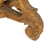 An Italian Giltwood Low Marble-Top Table