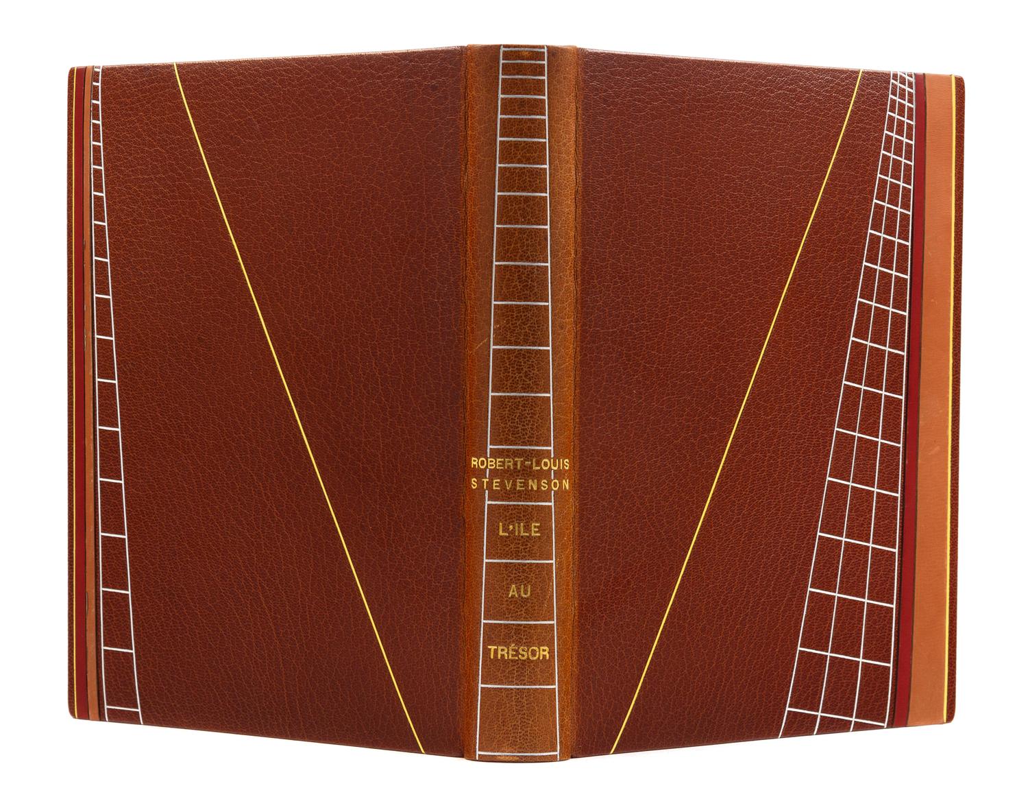 [BINDINGS]. [LÉOTARD, GENEVIÈVE - BINDER]. A group of 2 works in fine Art Deco bindings by Léotard.