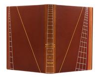 [BINDINGS]. [LÉOTARD, GENEVIÈVE - BINDER]. A group of 2 works in fine Art Deco bindings by Léotard.