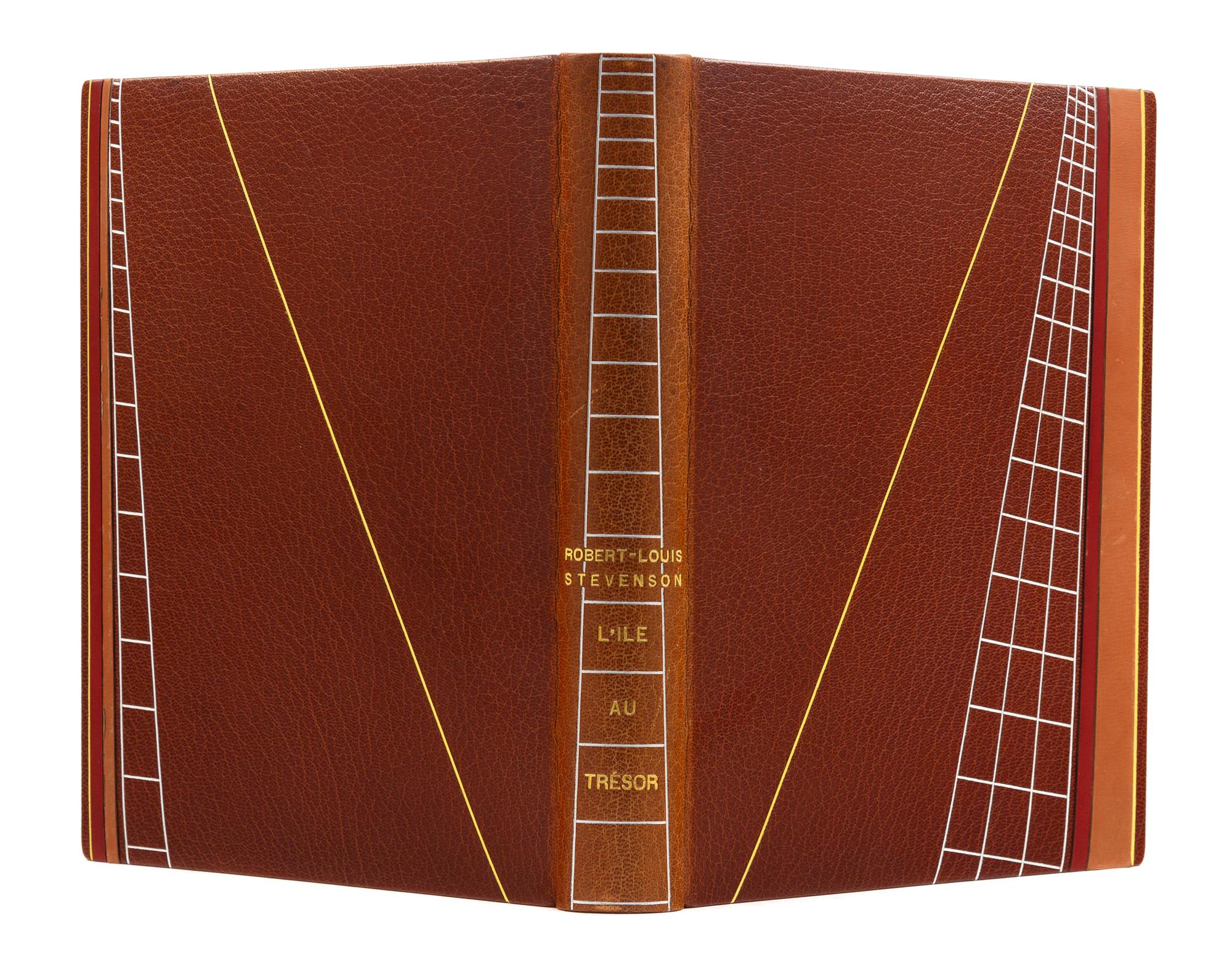 [BINDINGS]. [LÉOTARD, GENEVIÈVE - BINDER]. A group of 2 works in fine Art Deco bindings by Léotard.