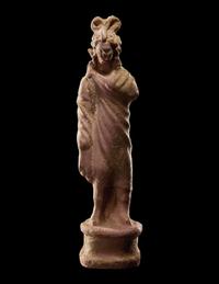 A Roman Terracotta Draped Female Figure