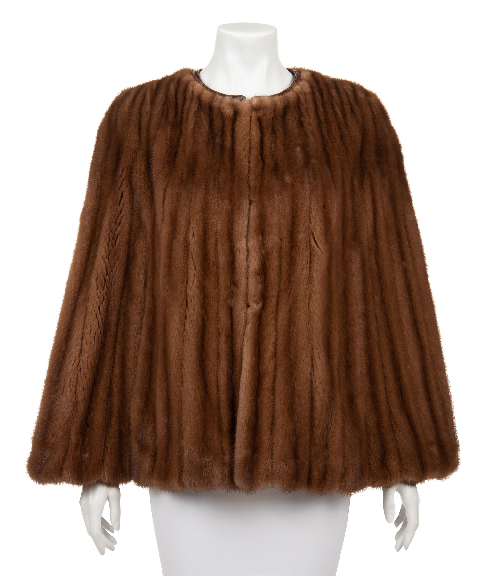 J. Mendel Mink and Alligator Trimmed Jacket
