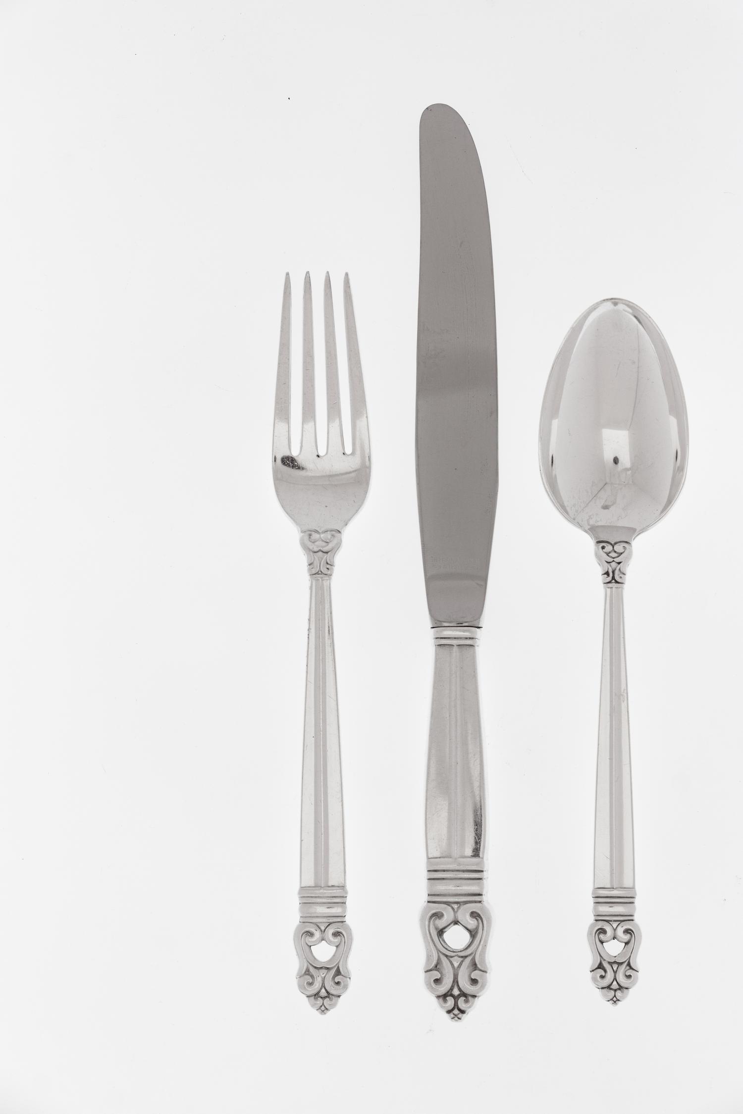 An American Silver Flatware Service