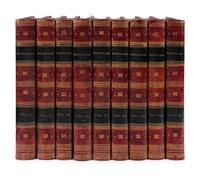 SHAKESPEARE, William (1564-1616). The Dramatic Works... revised by George Steevens . London: W. Bulmer and Co., Shakespeare Printing-Office, for John and Josiah Boydell, George and W. Nicol, from the types of W. Martin, 1802.