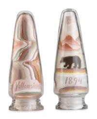 Two Yellowstone Sand Art Bottles