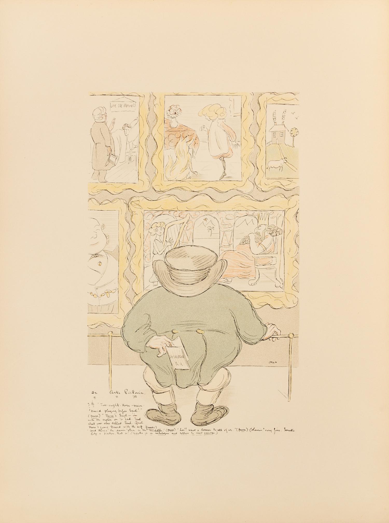 BEERBOHM, Max. Cartoons “The Second Childhood of John Bull.” London: Stephen Swift, [1911].