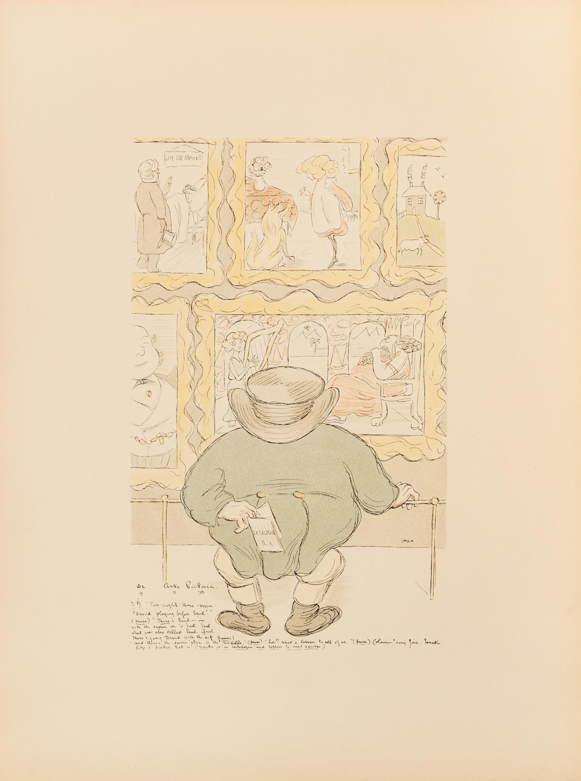 BEERBOHM, Max. Cartoons “The Second Childhood of John Bull.” London: Stephen Swift, [1911].