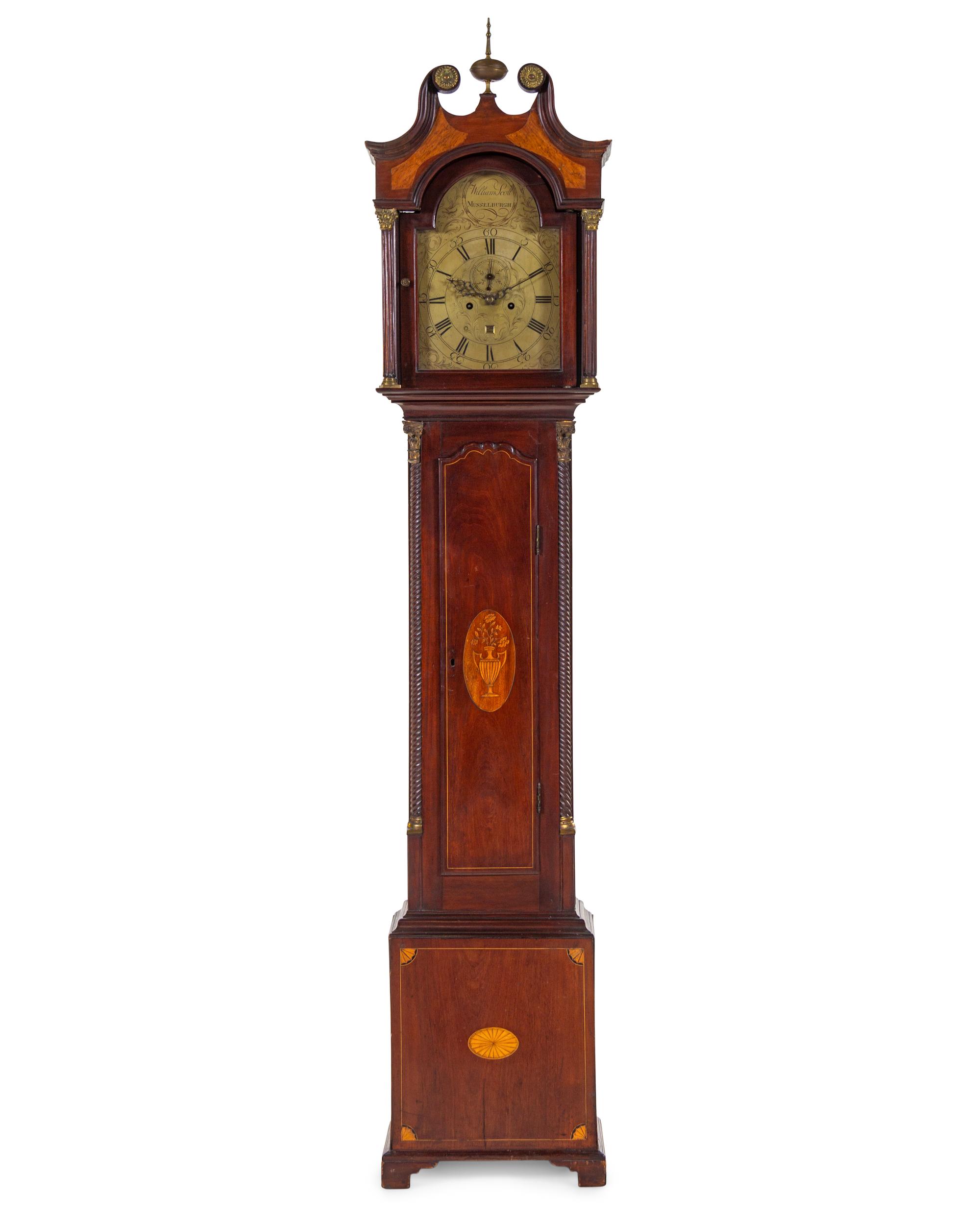 A Scottish George III Mahogany Tall Case Clock