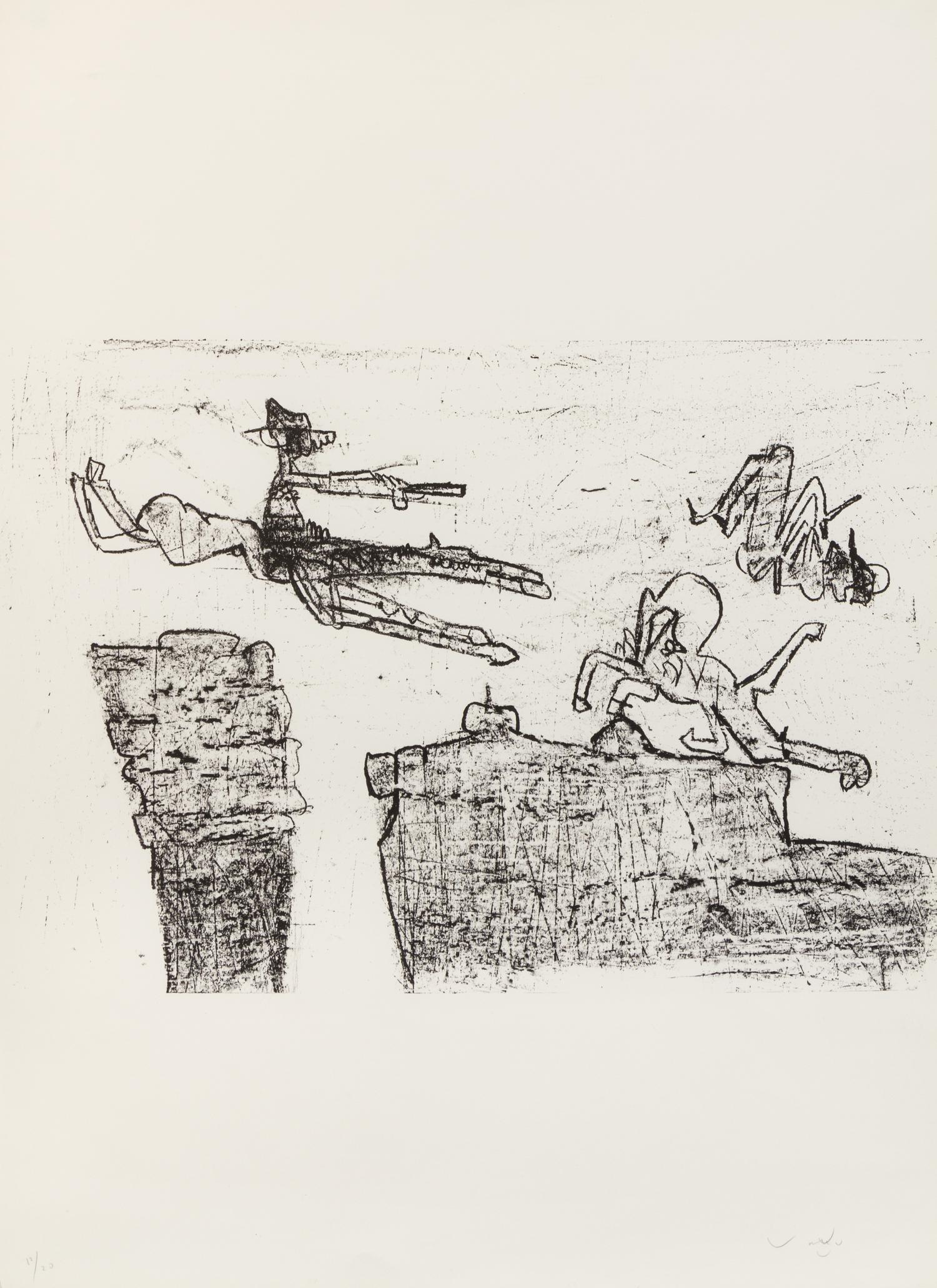 Roberto Matta, (Chilean, 1911-2002), Untitled (portfolio of 6 prints)