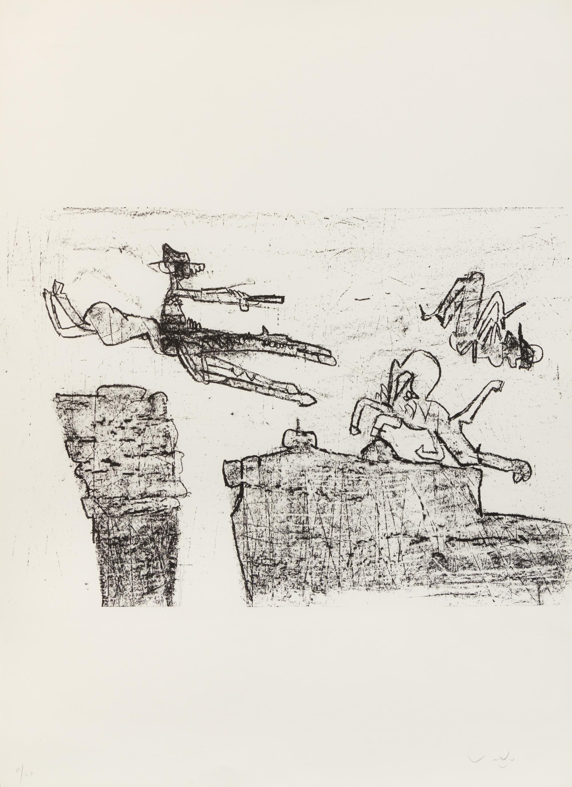 Roberto Matta, (Chilean, 1911-2002), Untitled (portfolio of 6 prints)